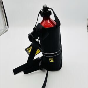 Wolfman Luggage Bottle Holster For Motorcycle. Red Bottle For Fuel. New. Unused